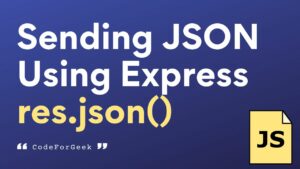 Sending JSON