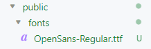 Fonts Folder