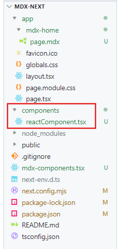 Creating a React components