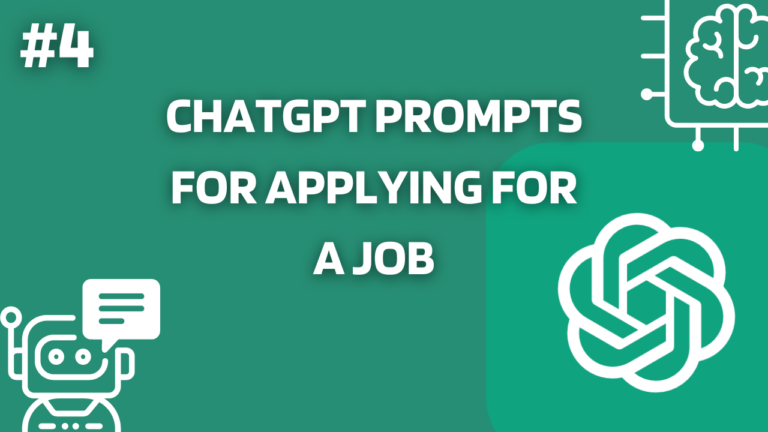 ChatGPT Prompts For Applying For A Job