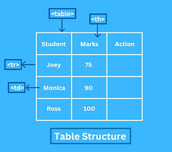 Table Structure Illustration