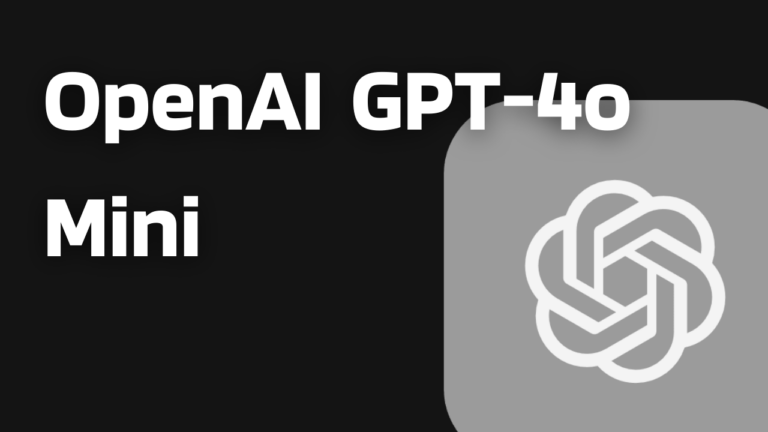 OpenAI GPT 4o Mini