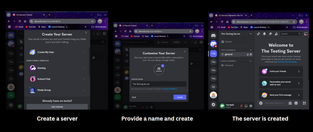 Creating a Discord Account and Server