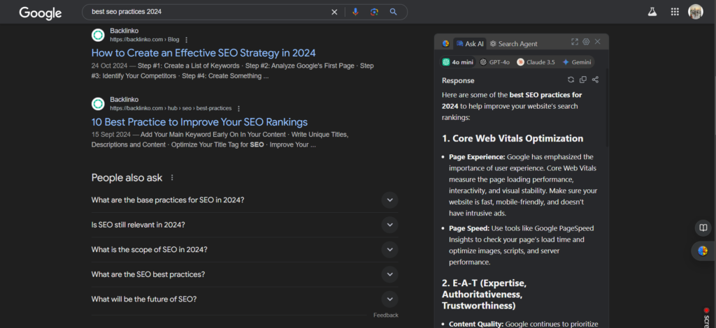 Best SEO practices 2024