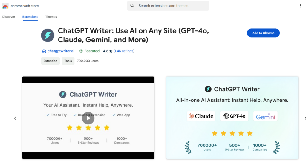 ChatGPT Writer