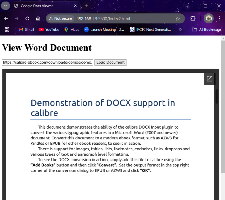 3 Easy Ways to Display Word Documents in HTML with JavaScript | CodeForGeek