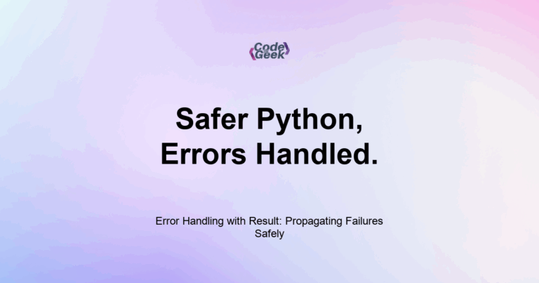 Featured Image For: Error Handling With Result: Propagating Failures Safely