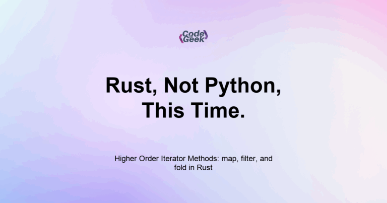Featured Image For: Higher Order Iterator Methods: Map, Filter, And Fold In Rust