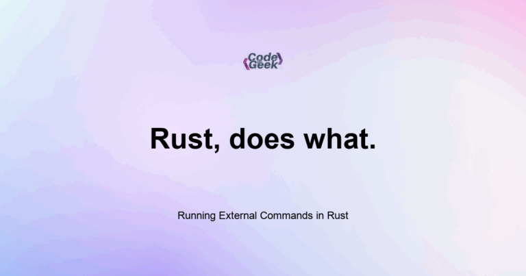Featured Image For: Running External Commands In Rust