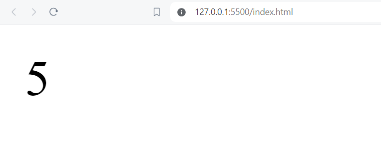 Build a live counter JavaScript