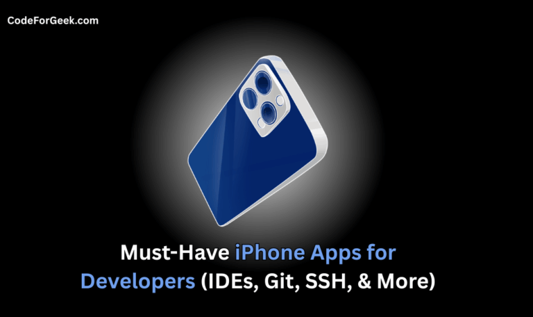 Must-Have iPhone Apps for Developers
