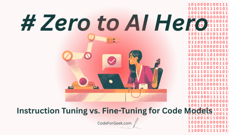Instruction Tuning vs. Fine-Tuning for Code Models