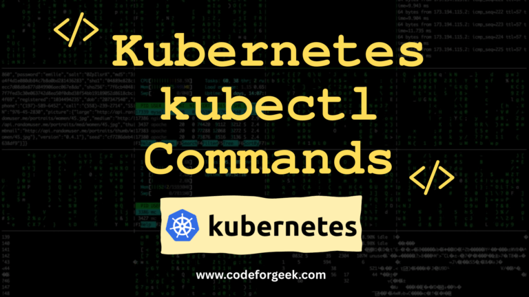 Kubernetes kubectl Commands