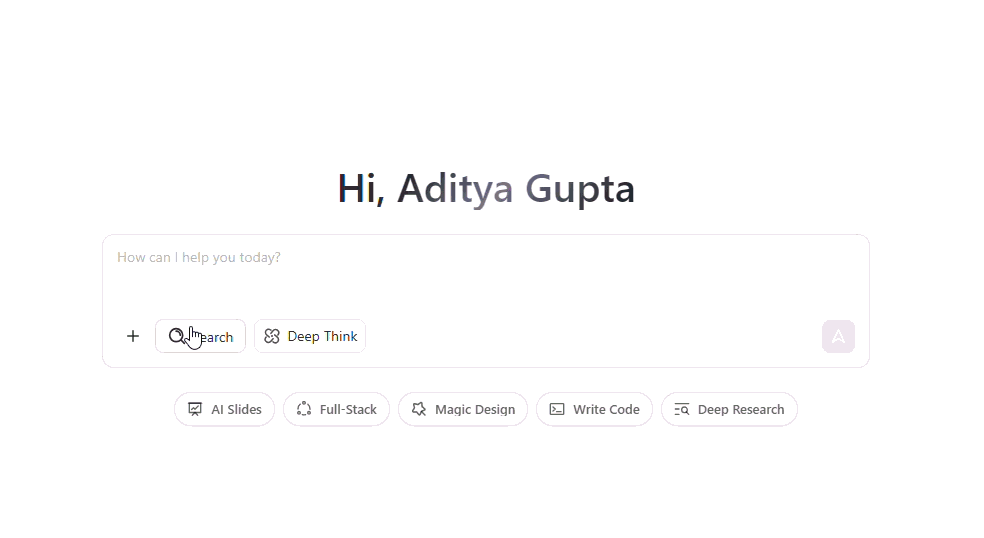 ChatGPT combine web search and thinking together
