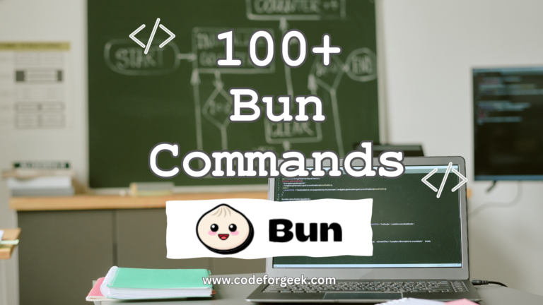 Bun commands cheat sheet for TypeScript developers