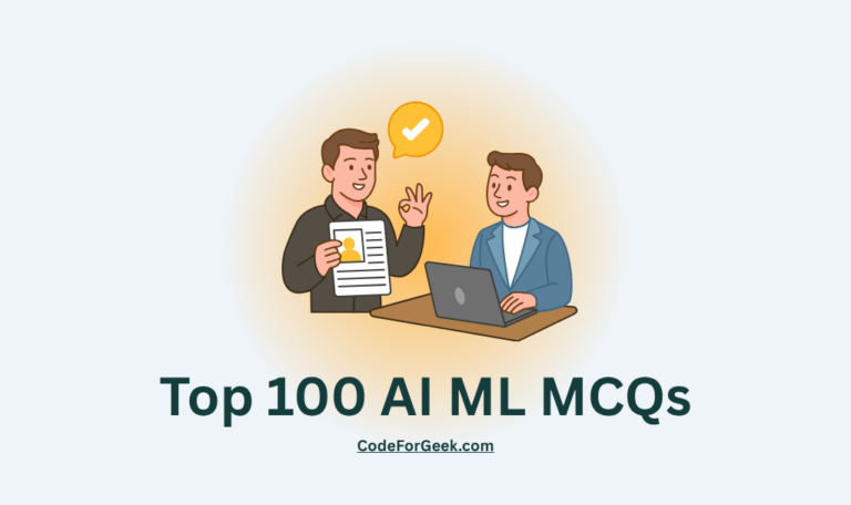 Top 100 AI ML MCQs