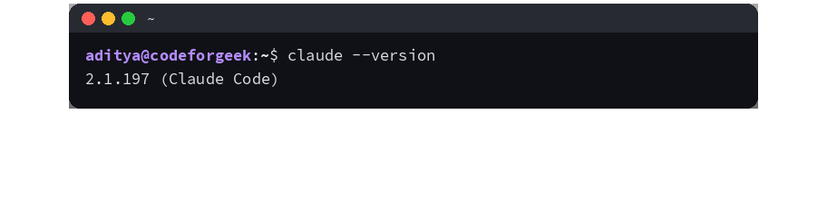 claude --version output: 2.1.197 (Claude Code)