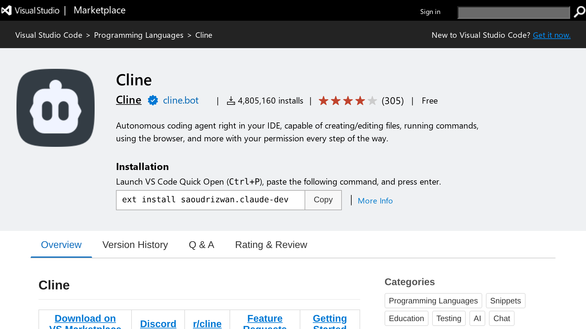 4 Best AI Extensions for VS Code by Price and License | CodeForGeek
