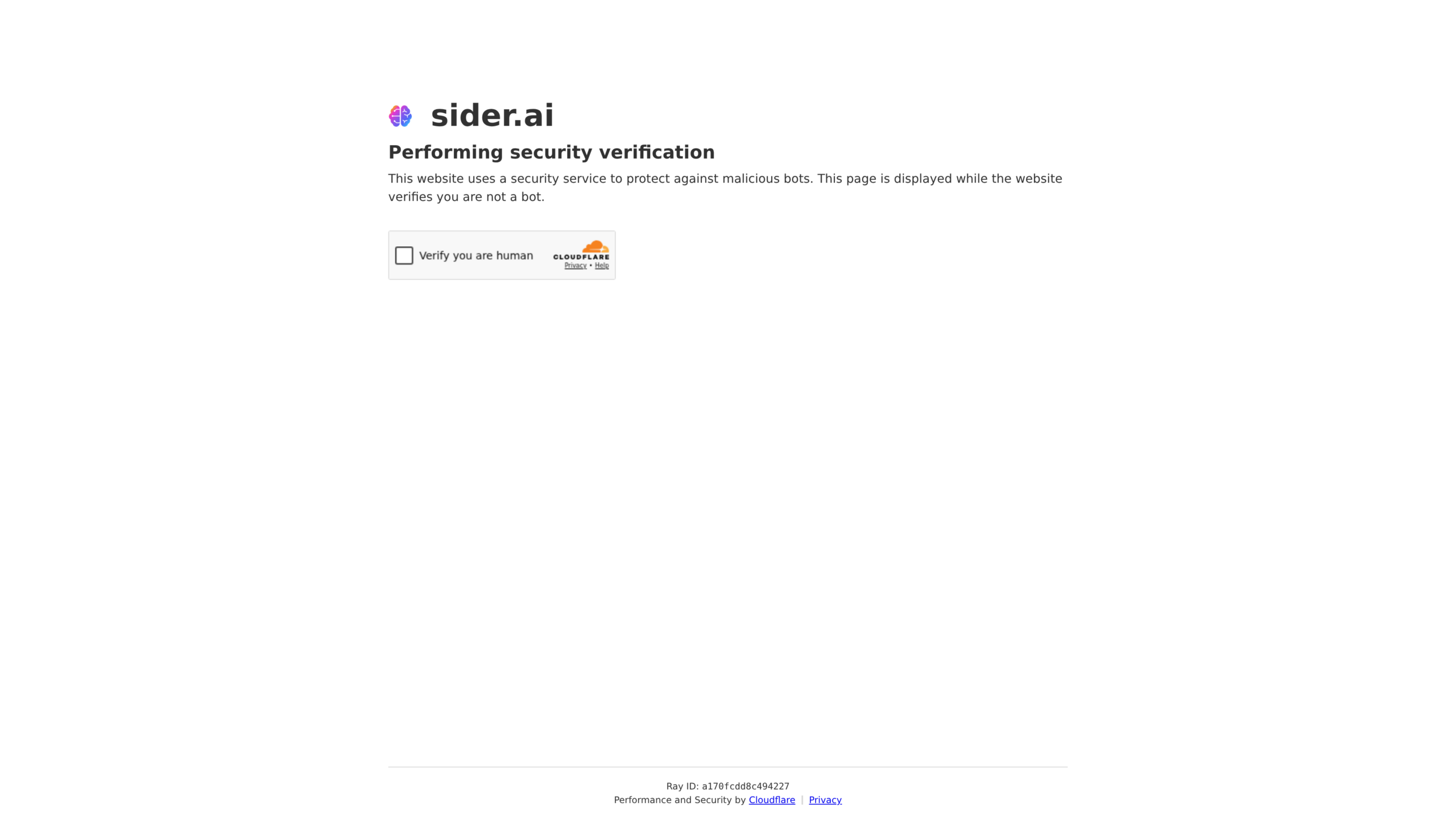 Sider AI sidebar homepage