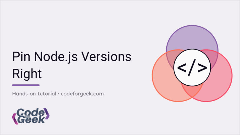 Featured banner: How to Define Node.js Versions in package.json