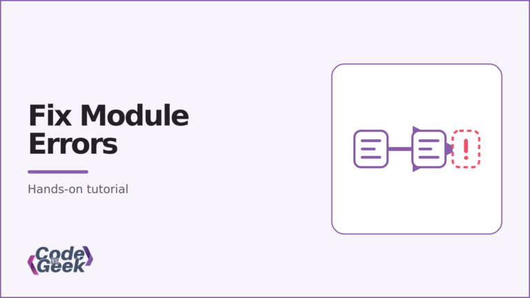 Module resolution diagram ending in a missing-module error