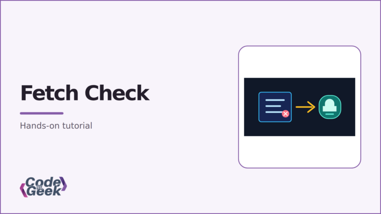 Fetch Check graphic with a failed request document pointing toward a secured padlock