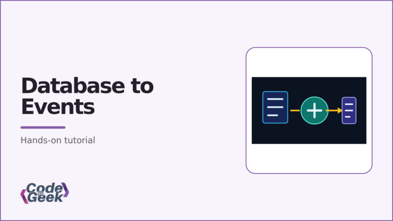 A document becomes a database change event