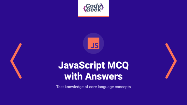 100 JavaScript MCQ with Answers (2026 Edition)