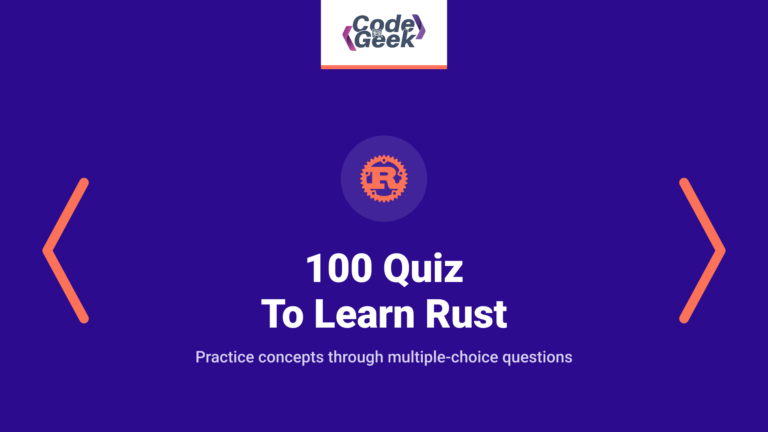 100 Quiz To Learn Rust (Rust MCQ 2026)