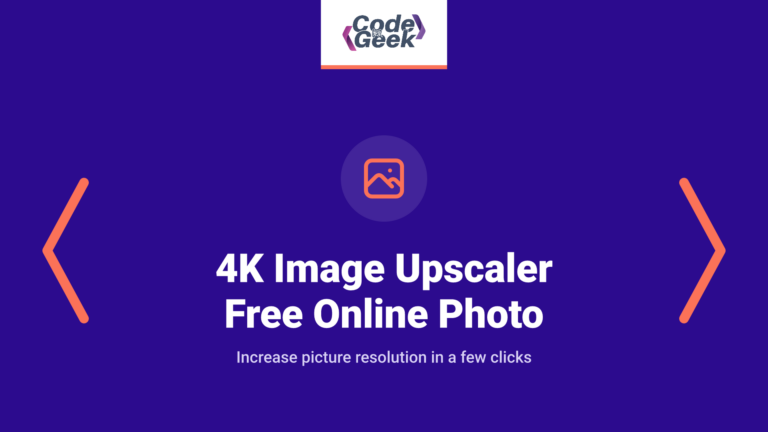4K Image Upscaler – Free Online Photo Converter