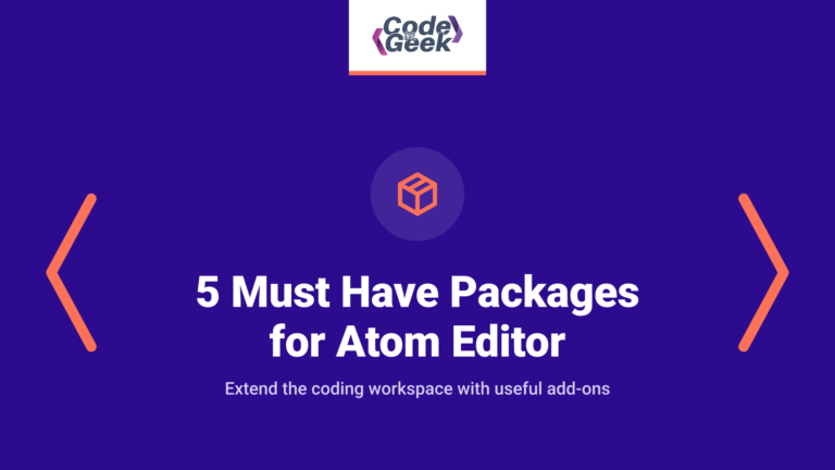 5 Must Have Packages for Atom Editor