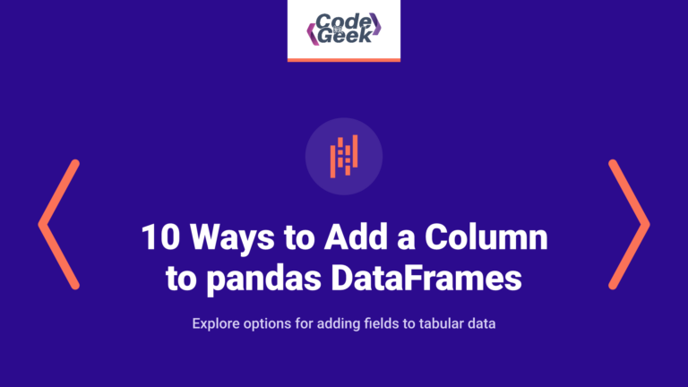 10 ways to add a column to pandas DataFrames (with examples)