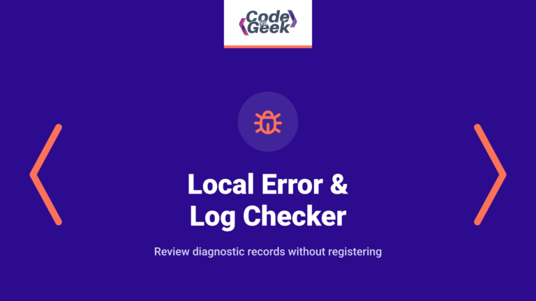 Local Error & Log Checker – No Signup Needed