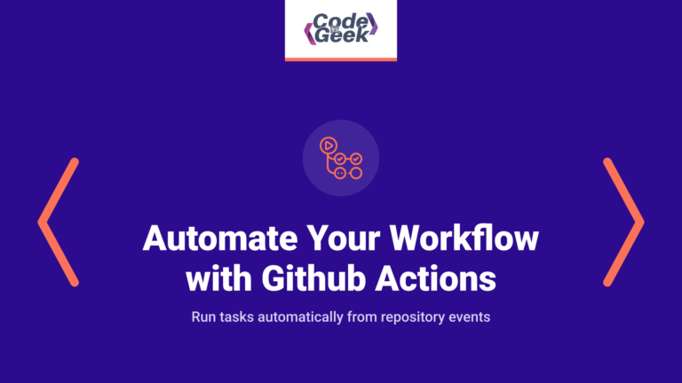 Automate your workflow with Github Actions