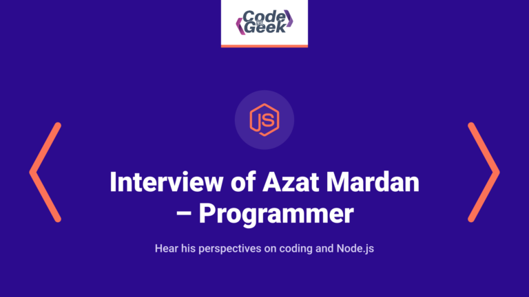 Interview of Azat Mardan – Programmer,Author and NodeJS Guru
