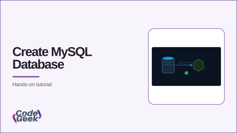 Node.js MySQL CREATE DATABASE flow from server to verification