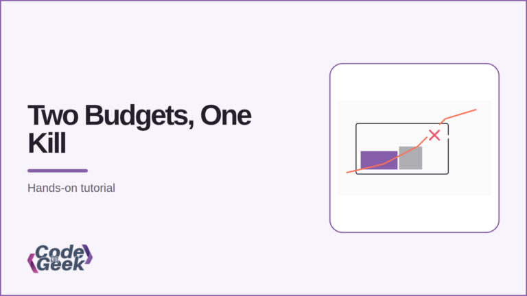 Two Budgets, One Kill: a container memory limit, the JVM heap inside it, and a resident set line crossing the limit