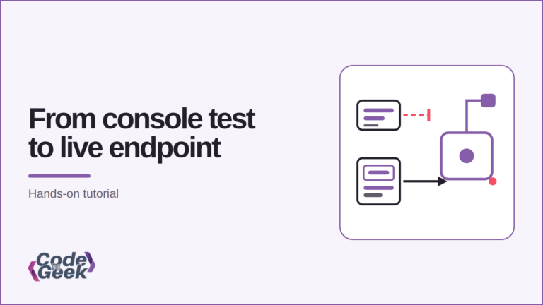 Two event shapes reaching one Lambda handler: the console test event blocked, the trigger request accepted