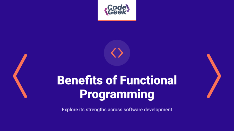 Benefits of Functional Programming