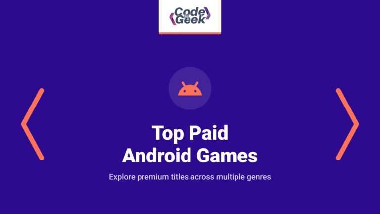 Top 25 Best Paid Android Games