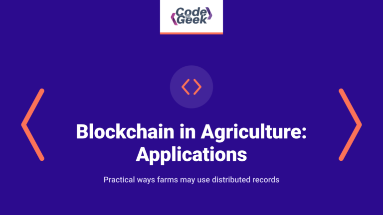 Blockchain in Agriculture: Practical Applications and Limits