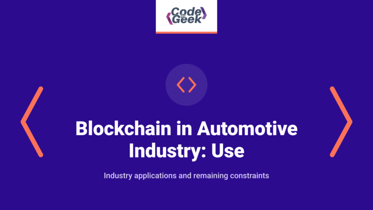 Blockchain in the Automotive Industry: Use Cases and Limits