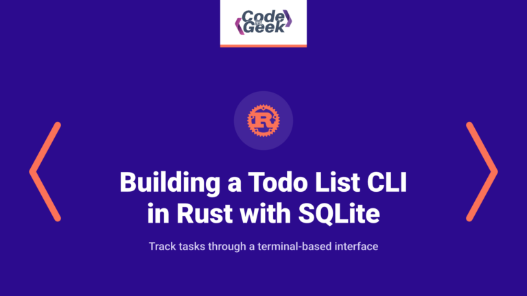 Building a Todo List CLI in Rust with SQLite