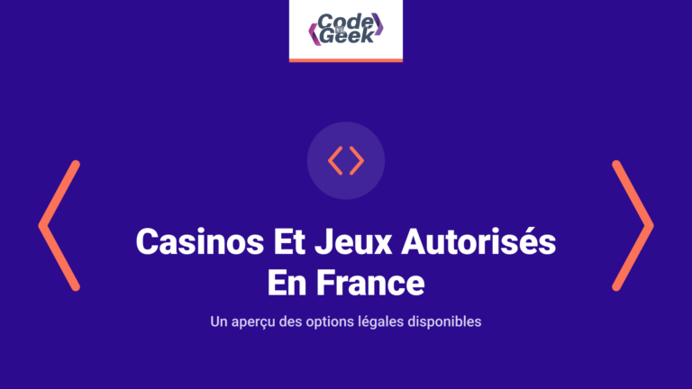 Casinos Et Jeux Autorisés En France