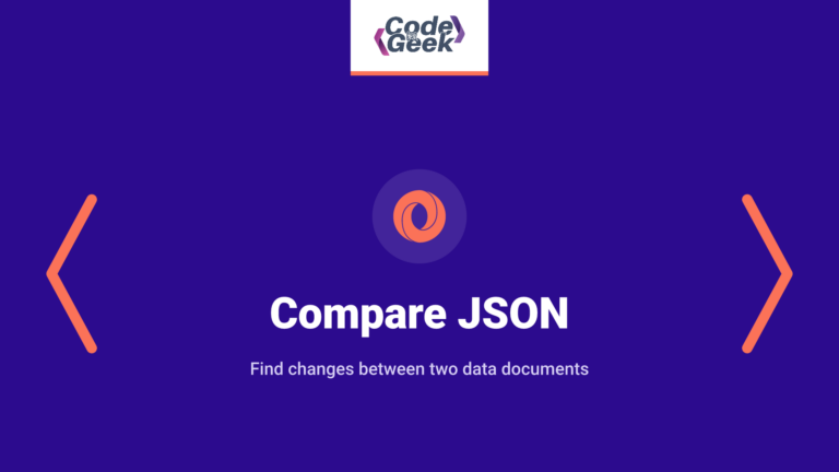 Compare JSON Online
