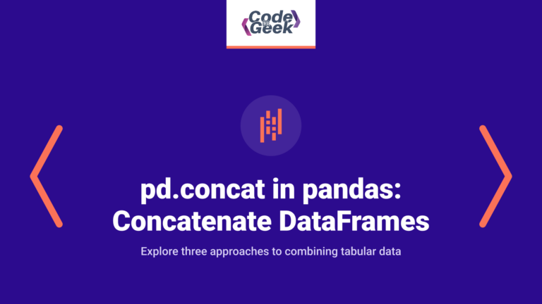 pd.concat in pandas: 3 ways to concatenate DataFrames