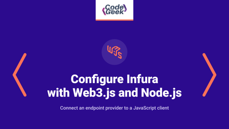 Configure Infura with Web3.js and Node.js