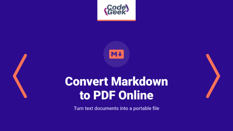 Convert Markdown to PDF Online Free