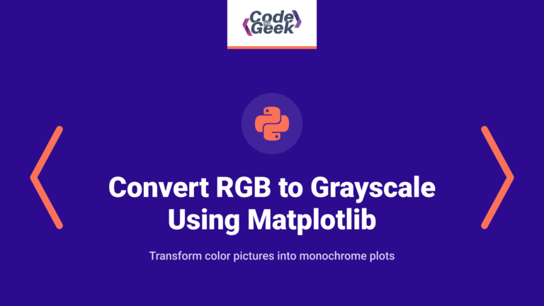 Convert RGB Images to Grayscale Using Matplotlib: A Step-by-Step Guide
