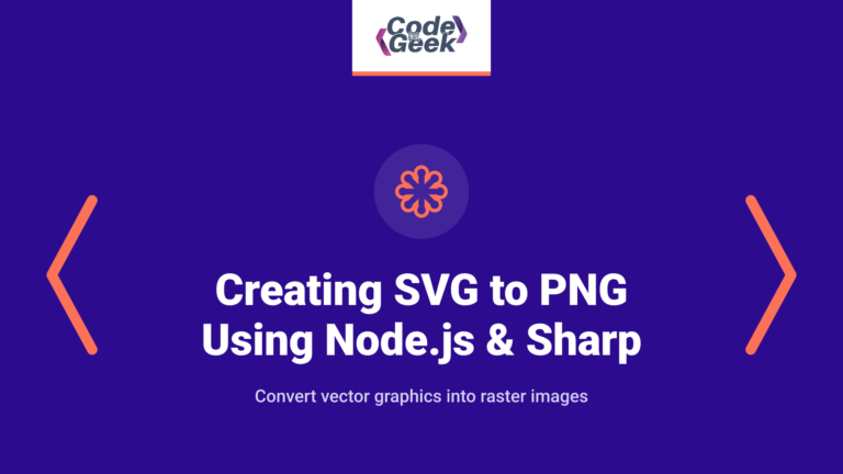 Creating SVG to PNG Converter Using Node.js & Sharp
